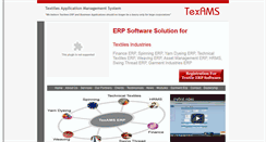 Desktop Screenshot of erptextiles.com